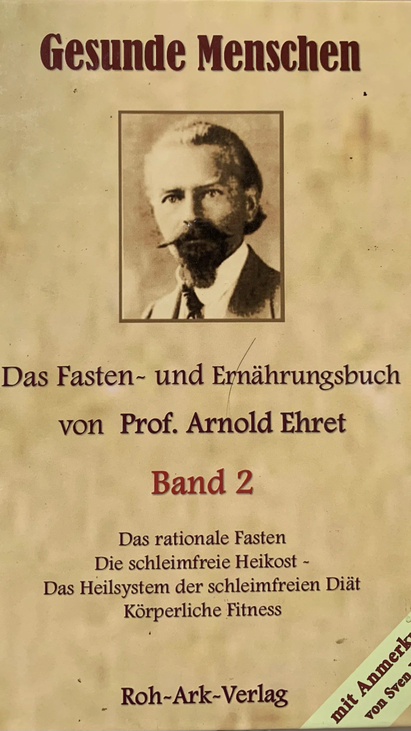 Originalcover Gesunde Menschen, Band 2 von Arnold Ehret